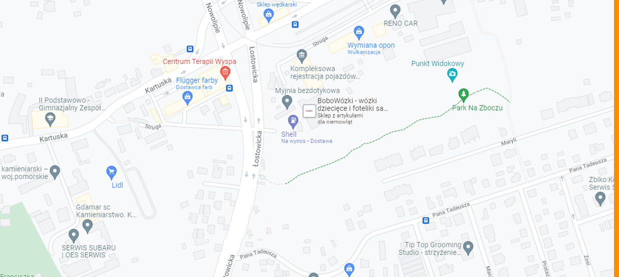 Mapa, gdzie znajduje się zakład pogrzebowy w Gdańsku: telefon, adres.